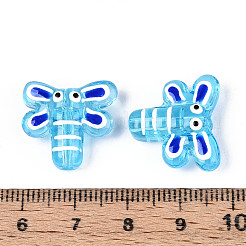Perles en émail faites à la main&nbsp;LAMP-T023-26D