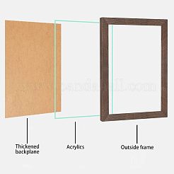 Toile d'huile de fibre chimique art mural&nbsp;HJEW-FG0001-05D