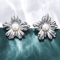 Boucles d'oreilles à tige en acier inoxydable 304&nbsp;EJEW-B108-12P