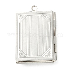 Anlaufbeständige Medaillon-Anhänger aus 304er Edelstahl mit Diffusor für den Lehrertag&nbsp;STAS-K236-01P