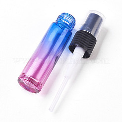 10 ml nachfüllbare Sprühflaschen aus Glas mit Farbverlauf&nbsp;MRMJ-WH0011-C01-10ml