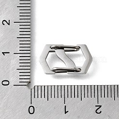 Schlüsselanhängerverschluss-Beschläge aus Edelstahl 304&nbsp;STAS-U051-01B-P