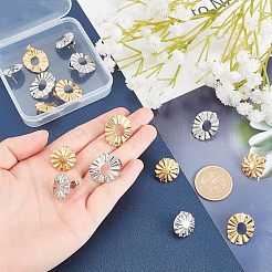 16 pieza de 4 estilos de accesorios para pendientes de acero inoxidable 304&nbsp;STAS-UN0031-23