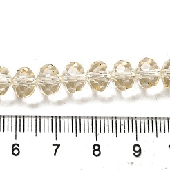 Brins de perles de verre de peinture de cuisson transparente&nbsp;DGLA-A034-T8mm-D02