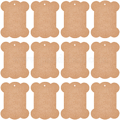Kraftpapierkarte in Knochenform&nbsp;AJEW-WH20816-095