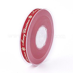 Polyester Grosgrainband für Weihnachten&nbsp;SRIB-P013-C02
