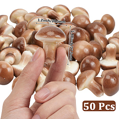50 pieza de decoraciones de exhibición de hongos de espuma&nbsp;DJEW-GF0001-98