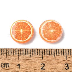 Cabochons en résine opaque série fruits&nbsp;CRES-Q006-01B