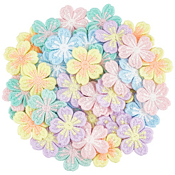 50 Stück 5-farbige Polyester-Applikationen&nbsp;PATC-CY0001-59