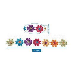 Bunte Polyester-Spitzenbesatz&nbsp;OCOR-TAC0001-17