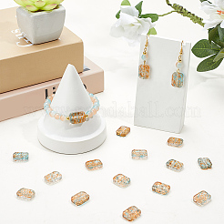 70pcs transparente sprühlackierte Glasperlen&nbsp;GLAA-SC0003-34