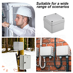 Wasserdichte Kabelboxen aus ABS-Kunststoff für den Außenbereich&nbsp;CON-WH0089-232B