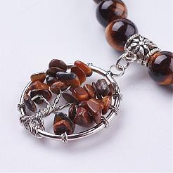 Bracciali elastico gemstone&nbsp;BJEW-F262-B08