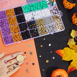 Halloween-Thema DIY handgemachte Polymer Clay & CCB Kunststoff Spacer & ABS Kunststoff & Acryl Perlen Zubehörse Kits&nbsp;DIY-PA0001-08