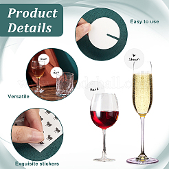 Etiquetas de copa de vino de papel en blanco&nbsp;CDIS-OC0001-07E