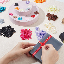 288 Stück handgefertigtes Ornamentzubehör aus Polyester in 12 Farben&nbsp;AJEW-GO0001-34