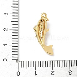 Colgante micropavé cubic zirconia de latón&nbsp;KK-P330-08G