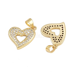 Colgante micropavé cubic zirconia de latón&nbsp;ZIRC-I367-12G-11