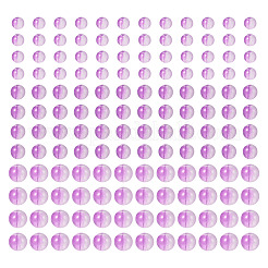 300 Stück mattierte transparente Glasperlen&nbsp;GLAA-TA0002-78A