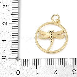 Gestell Messing micro ebnen Zirkonia Anhänger&nbsp;KK-H509-10G-01