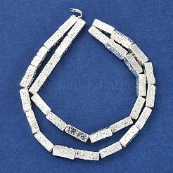 Fili di perline di ematite sintetica non magnetica elettrolitica&nbsp;G-U003-15C