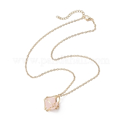 3 pièce 3 styles 304 chaîne de câble en acier inoxydable pochette en macramé support de pierre vide fabrication de collier&nbsp;NJEW-JN04972