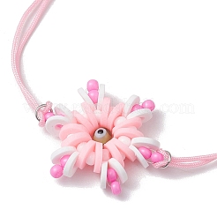 Braccialetti a maglie in nylon regolabili&nbsp;BJEW-MZ00162
