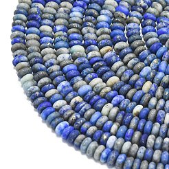Natürlicher Lapislazuli Perlenstränge&nbsp;G-P575-A46-4x2mm-01