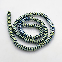 Electroplate non magnetici ematite sintetico fili di perline&nbsp;G-J208C-08