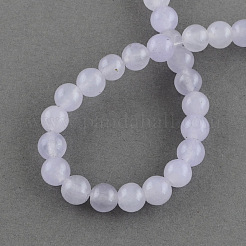 Chapelets de perles de jade naturel&nbsp;G-R165-8mm-16