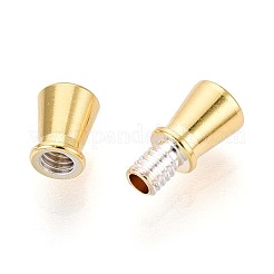 Fermoirs à vis en 925 argent sterling&nbsp;STER-T008-50G-01