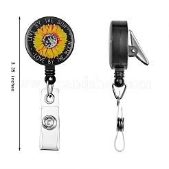 Carrete retráctil de plástico abs de estilo 5pcs 5&nbsp;AJEW-SZ0001-84