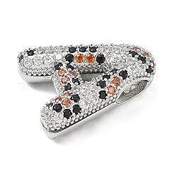 Pendentifs avec zircon cubiques à micro-pavés en laiton&nbsp;KK-Z108-01P