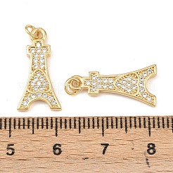 Colgante micropavé cubic zirconia de latón&nbsp;KK-F919-16G
