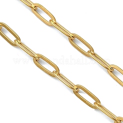 Verstellbare Armbandherstellung mit Schiebeverschluss aus Büroklammerkette aus Edelstahl 304&nbsp;AJEW-JB01623-02