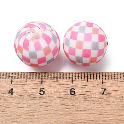 Perles en silicone imprimées écologiques de qualité alimentaire&nbsp;SIL-A013-01A-21