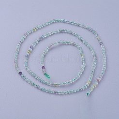 Perline fluorite naturale fili&nbsp;G-F619-01-2mm