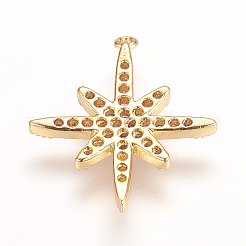 Ottone micro spianare pendenti zirconi&nbsp;X-ZIRC-P060-06G