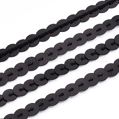 Perle di paillette in plastica ecologiche da 100 metro&nbsp;PVC-Q092-6mm-P26A-A01