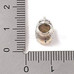 Tibetische Stil Legierung Großlochperlen&nbsp;TIBE-Q090-69AS