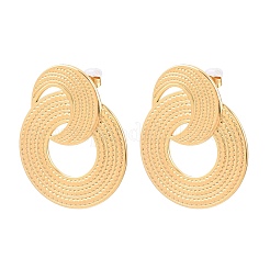 Boucles d'oreilles à tige en acier inoxydable 304&nbsp;EJEW-E617-08G