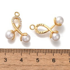 Colgante micropavé cubic zirconia de latón&nbsp;KK-B107-07G