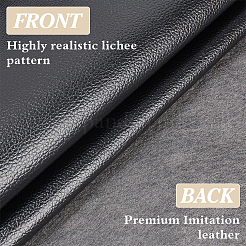 Kunstlederstoff mit Lichee-Muster&nbsp;DIY-WH0622-227