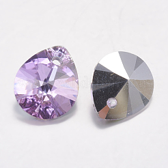 Breloques en strass en verre k9 à facettes&nbsp;RGLA-F053-A-001VL