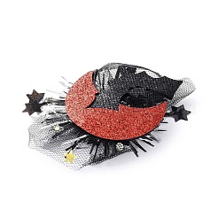 Pinces à cheveux alligator en feutre thème halloween&nbsp;LS-PHAR-L008-01C