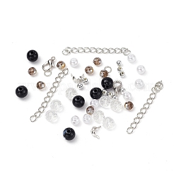 Kit de fabrication de bracelets en perles d'imitation et pierres précieuses&nbsp;DIY-YW0004-33