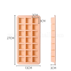 DIY Silicone Molds, Resin Casting Molds, For UV Resin, Epoxy Resin Jewelry Making, Sandy Brown, 270x130x30mm