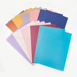 A4 Perlenfarbpapier, Karton irisierend, für die Herstellung von Scrapbooking-Papier, Mischfarbe, 29.7x21 cm, 20sheets / bag, 10 Farbe / Tasche