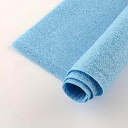 Нетканые ткани вышивка иглы войлока для DIY ремесел, квадратный, Небесно-голубой, 298~300x298~300x1 мм, около 50 шт / упаковка
