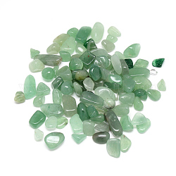 Perles vertes en aventurine naturelles, pierre roulée, pas de trous / non percés, puces, 8~20x5~10x1~7mm